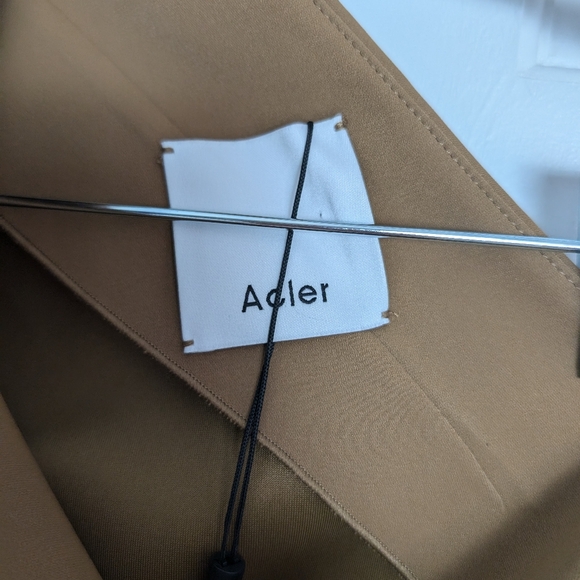 NWT ACLER Anderson Top in Hunter Green | One Shoulder | US Women's Size 2 - Picture 4 of 8